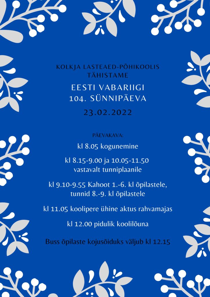 Eesti Vabariigi 104. aastapäev